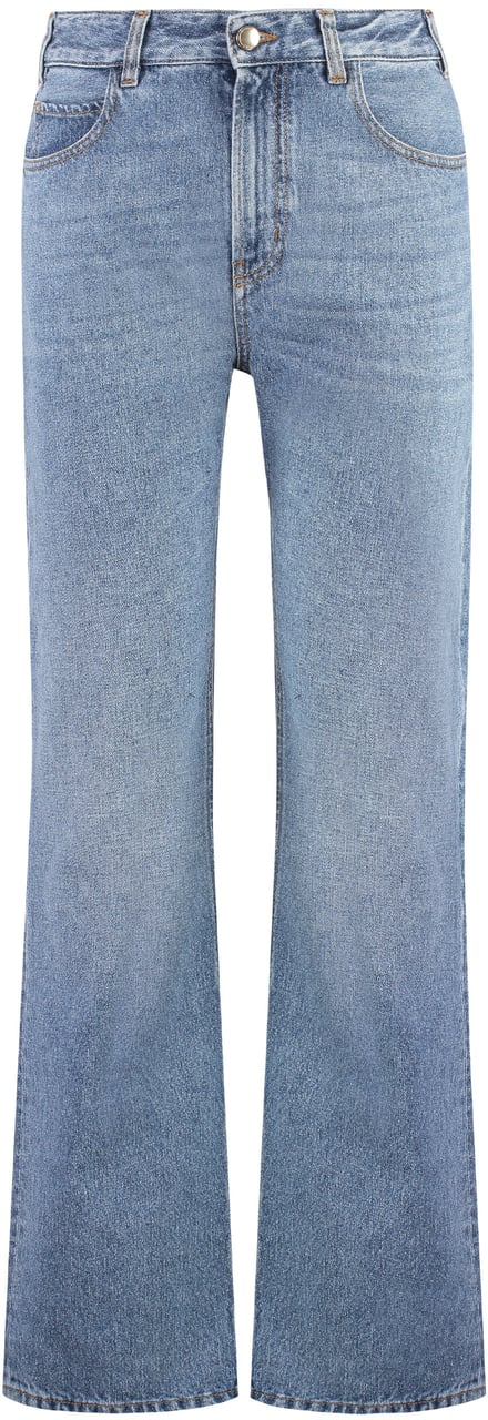 Chloé High-rise boyfriend jeans Blauw