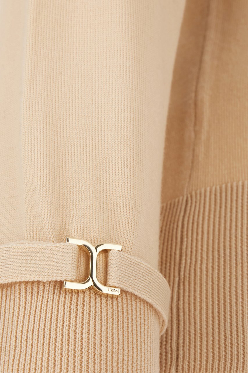 Chloé Chloe Pink skin wool sweater Roze