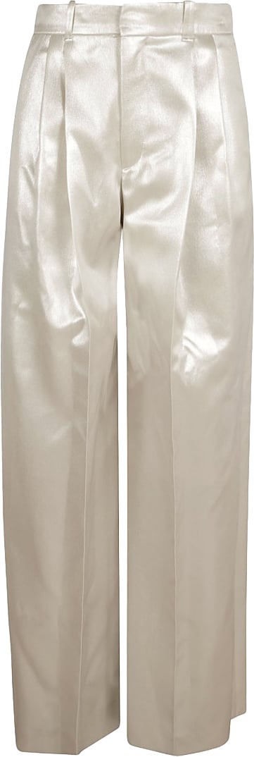 Chloé Wide-Leg Trousers With High Waist Grijs