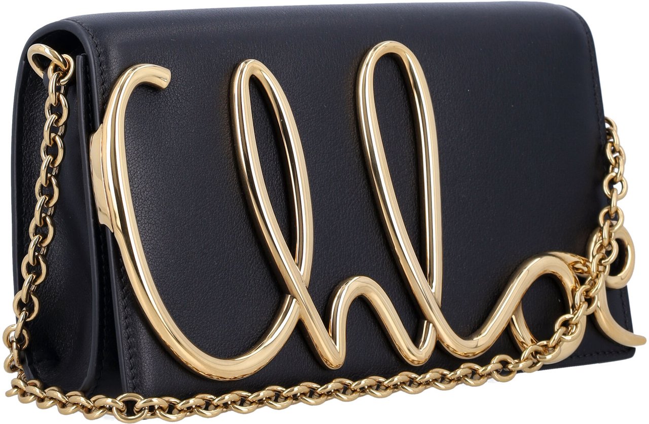 Chloé The Chloé iconic cross-body bag Zwart