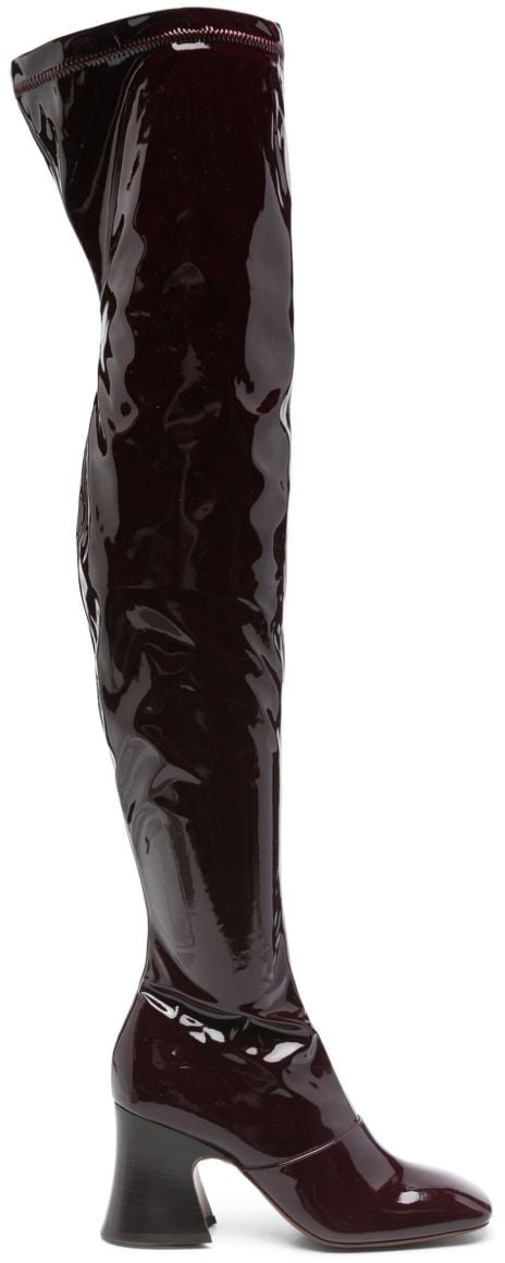 Chloé Boots Bordeaux Rood