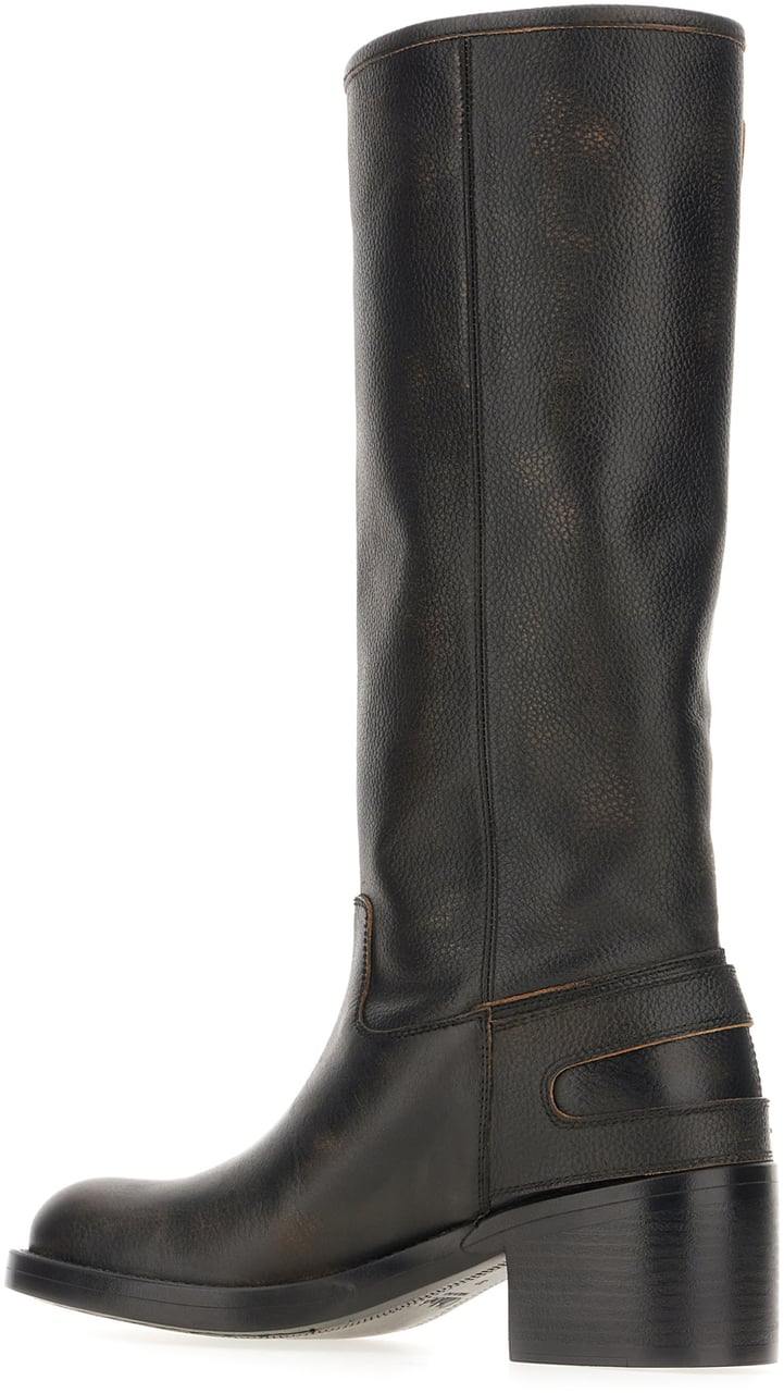 Chloé Chloe Black leather Dakota boots Zwart