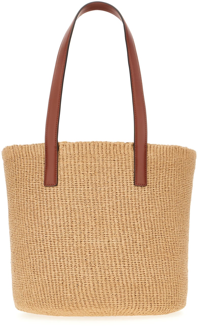 Chloé Chloe Fairtrade material large Horse Medal shopping bag Neutraal