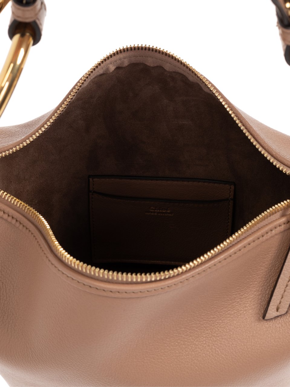 Chloé Bracelet Logo Shoulder Bag Bruin