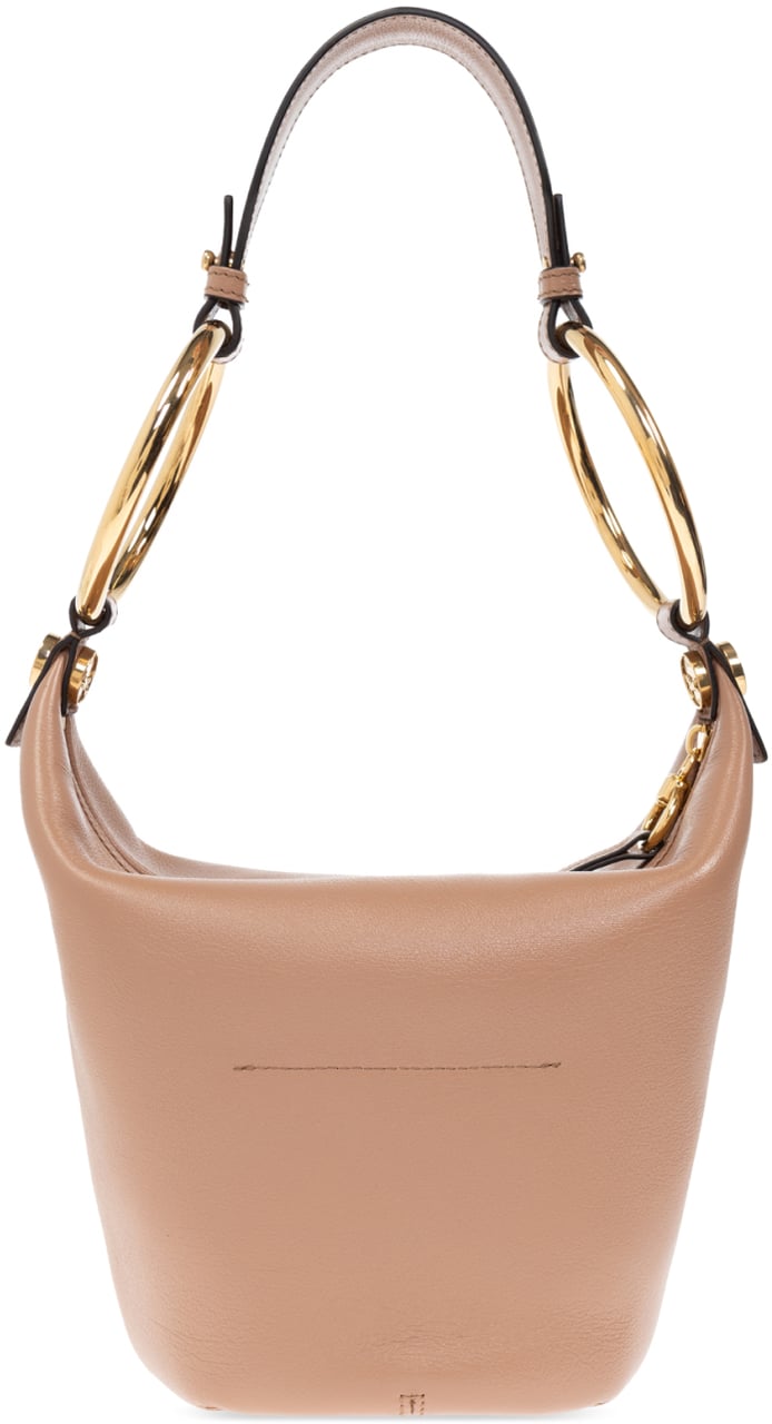 Chloé Bracelet Logo Shoulder Bag Bruin