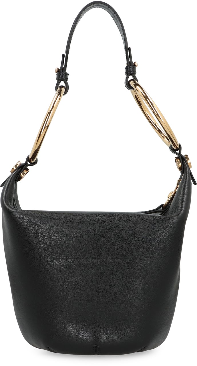 Chloé Small leather bracelet Zwart