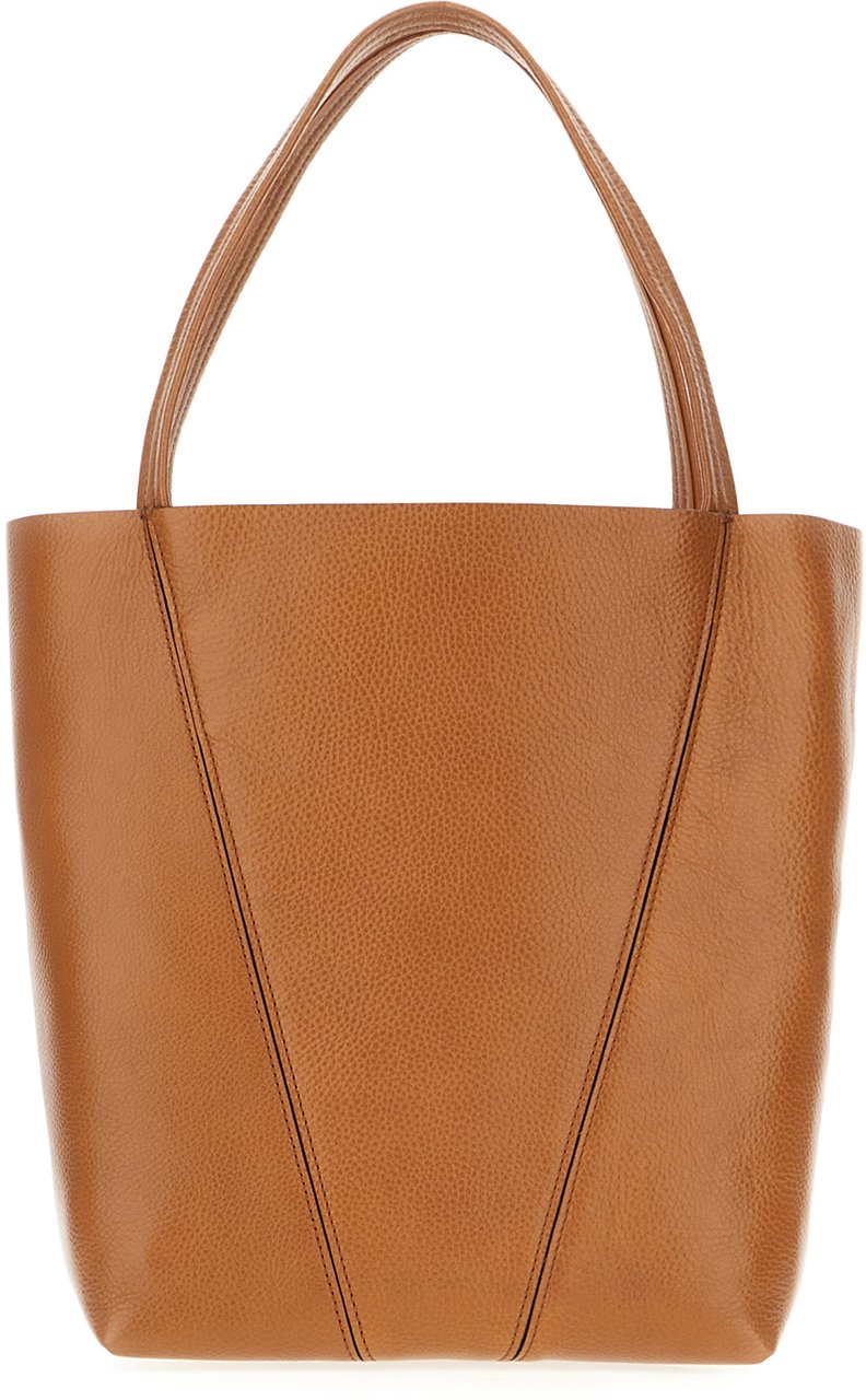 Chloé Chloe Brick leather shoulder bag Bruin