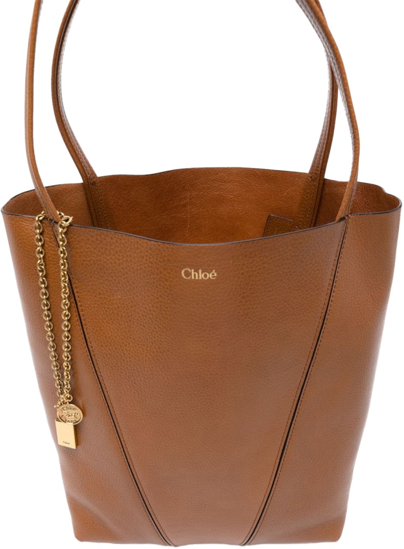 Chloé Bags Leather Brown Bruin