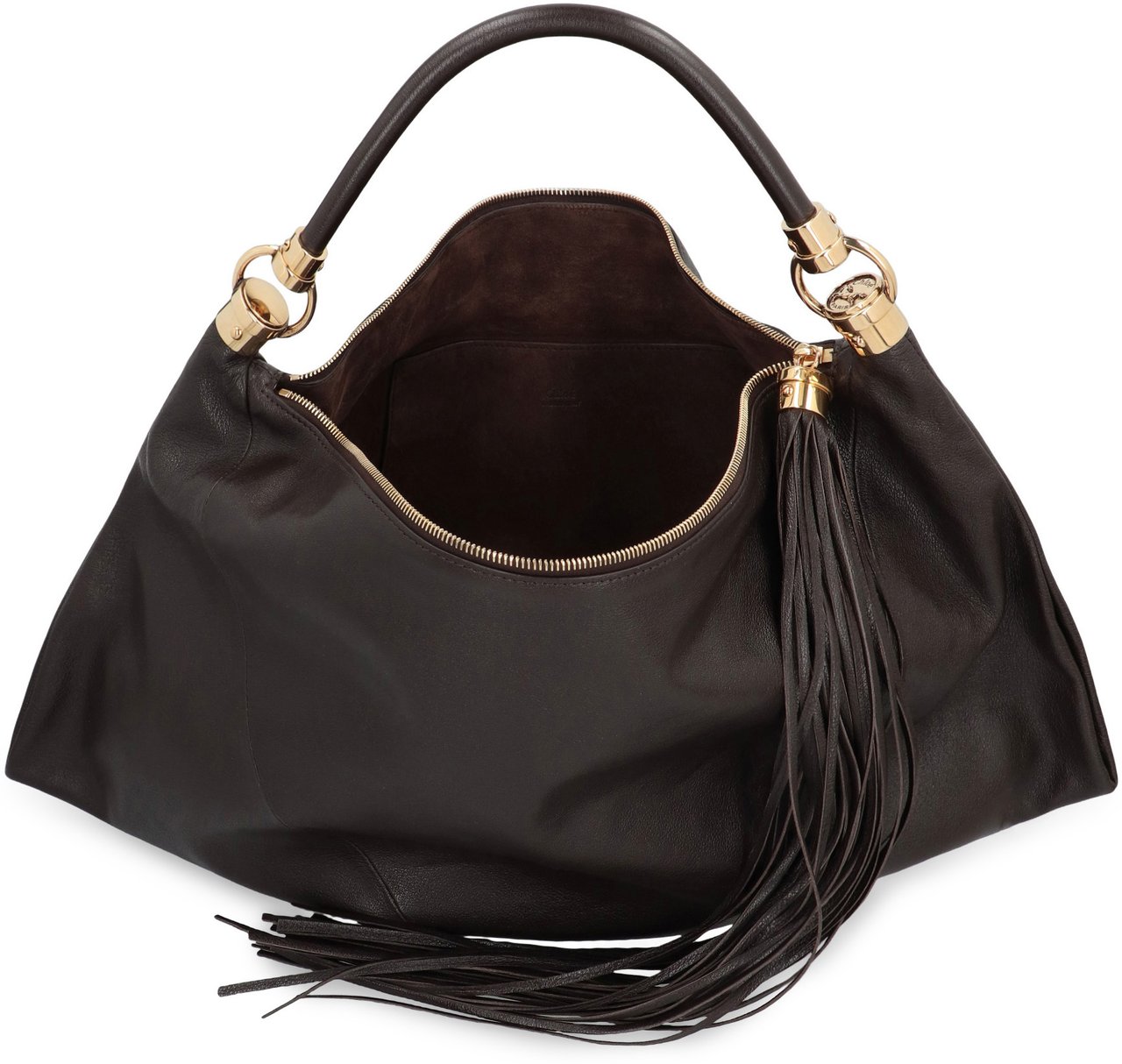 Chloé Hand handbag in leather Bruin
