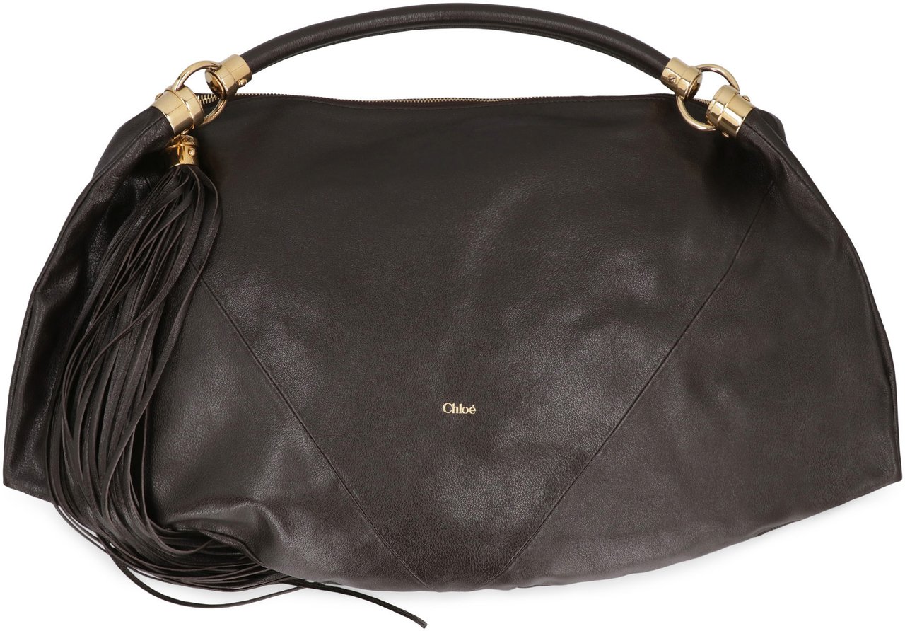 Chloé Hand handbag in leather Bruin