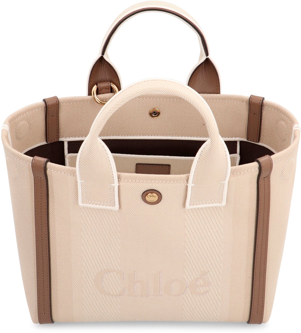 Chloé Chloé Carry piccola Tote bag Beige
