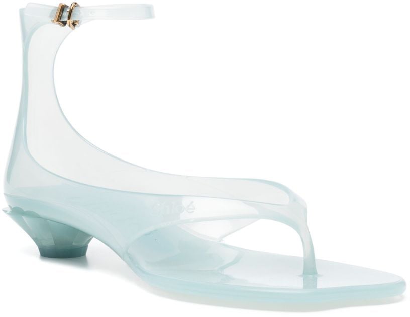 Chloé Sandals Clear Blue Blauw