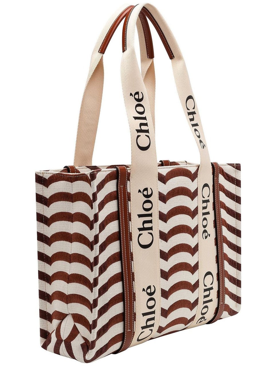 Chloé Chloé Woody Medium Tote Bag Beige