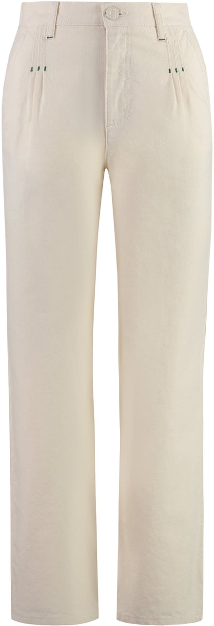 Chloé Cotton trousers Wit