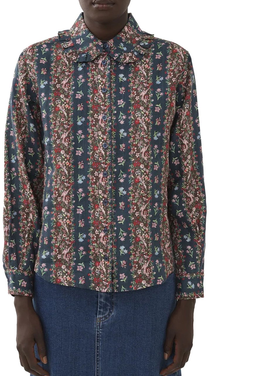 Chloé See By Chloé Printed Shirt Blauw