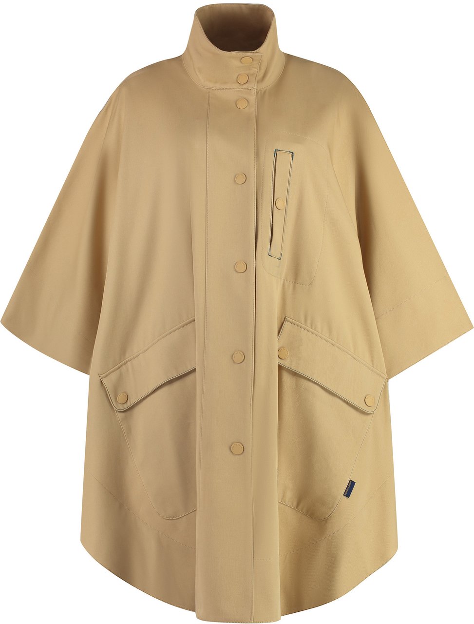 Chloé Hood in gabardine cotton Bruin