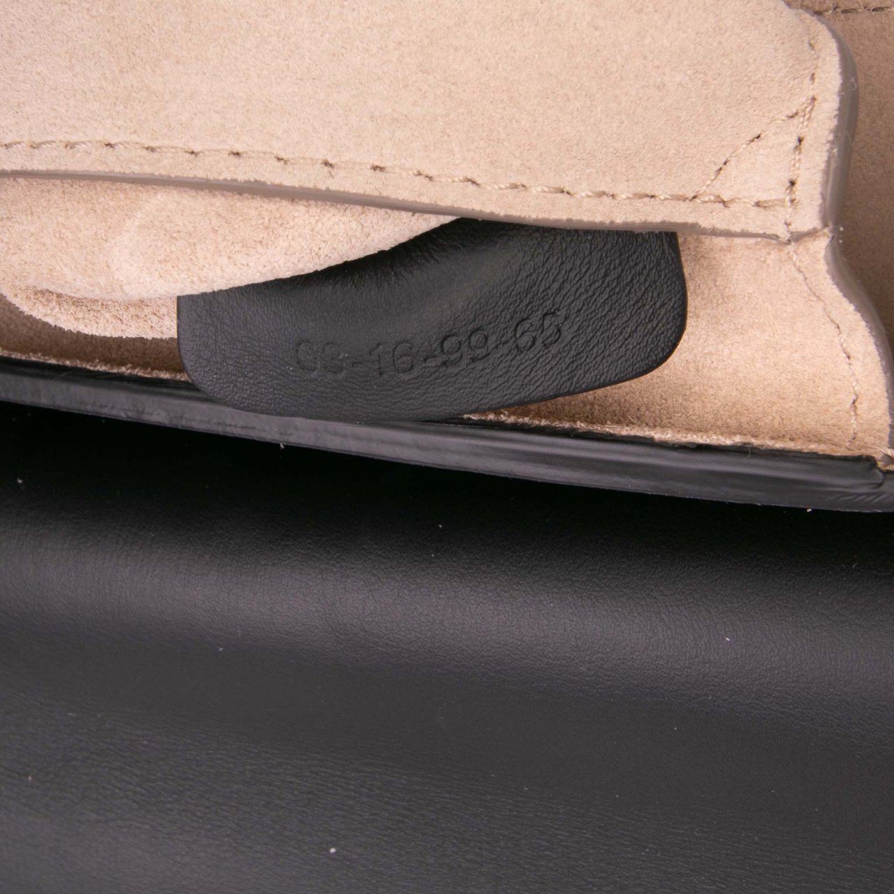 Chloé Calfskin and Suede Faye Clutch Zwart
