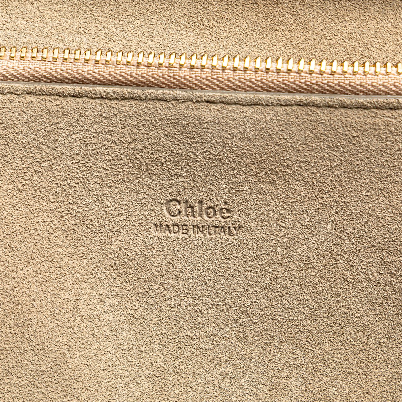 Chloé Medium Leather Faye Shoulder Bag Geel