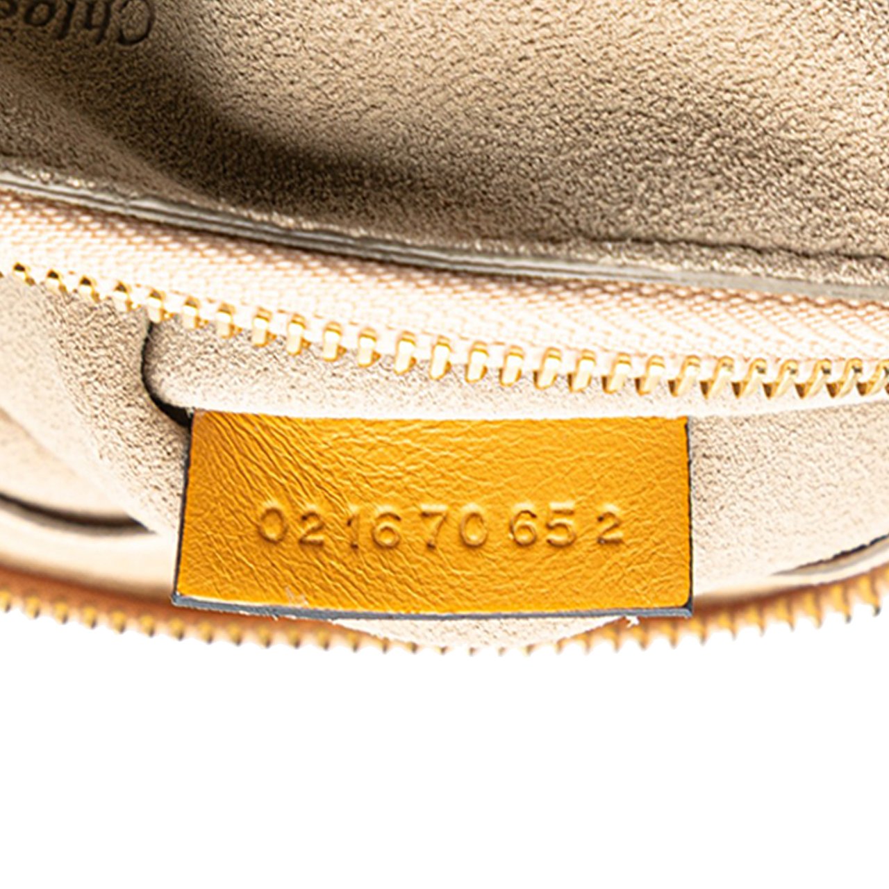 Chloé Medium Leather Faye Shoulder Bag Geel