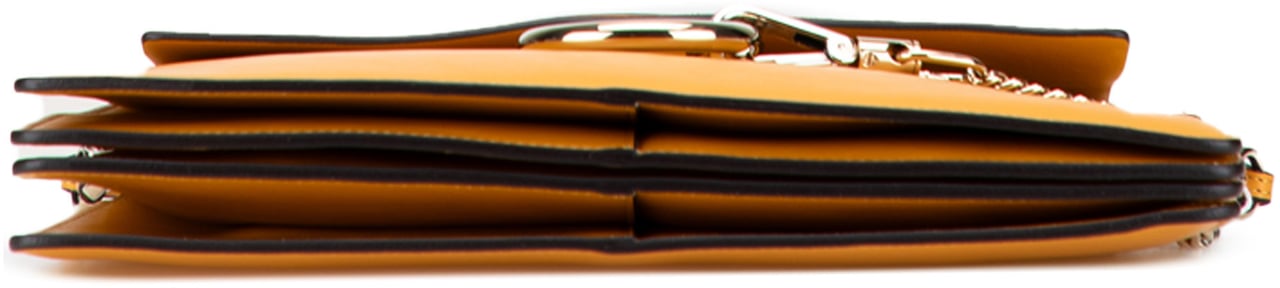 Chloé Medium Leather Faye Shoulder Bag Geel