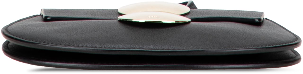 Chloé Mini Leather Faye Crossbody Zwart
