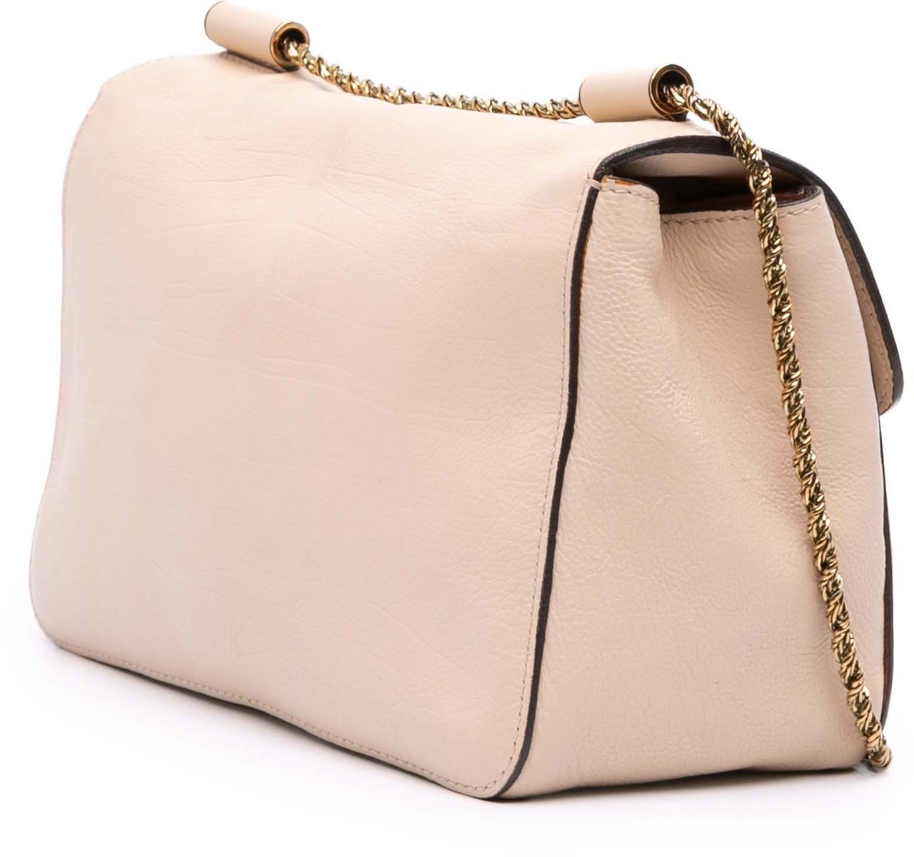 Chloé Medium Goatskin Elsie Crossbody Bruin