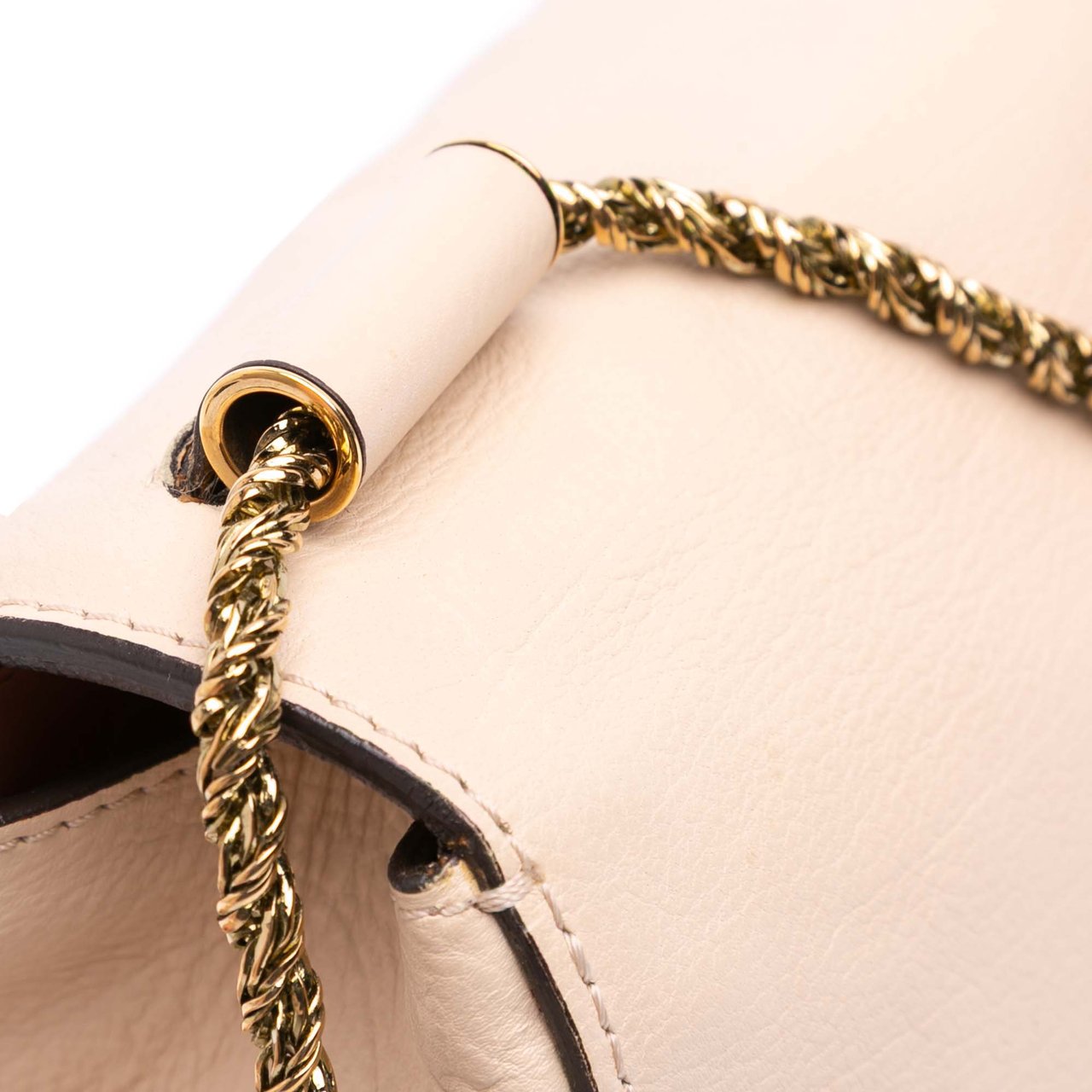 Chloé Medium Goatskin Elsie Crossbody Bruin