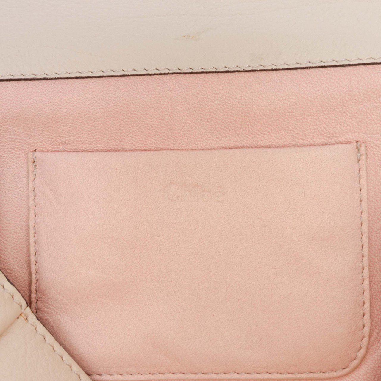 Chloé Medium Goatskin Elsie Crossbody Bruin