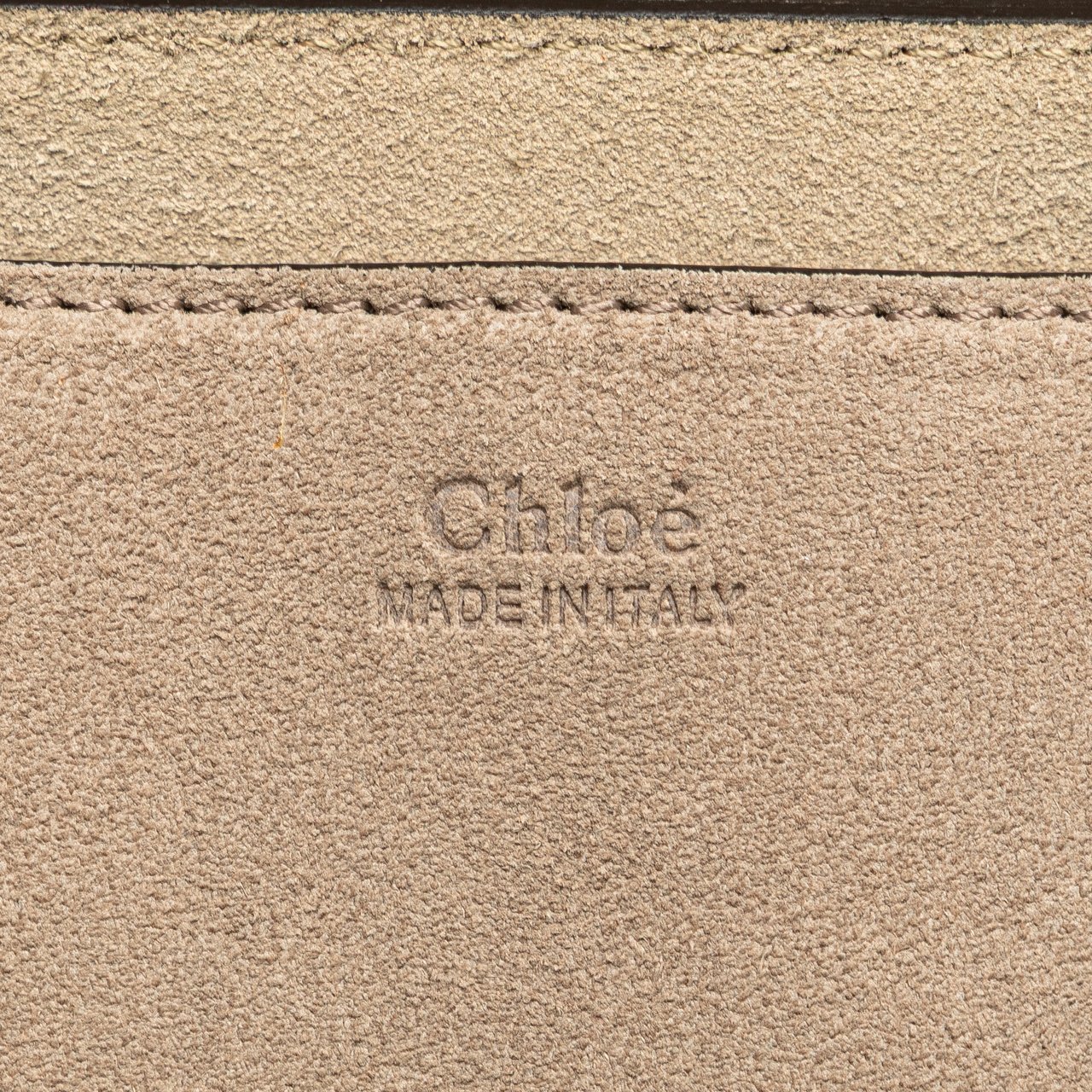 Chloé Small Suede and Calfskin Drew Crossbody Bruin