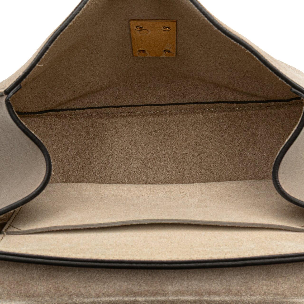 Chloé Small Suede and Calfskin Drew Crossbody Bruin