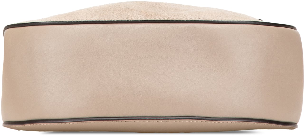 Chloé Small Suede and Calfskin Drew Crossbody Bruin