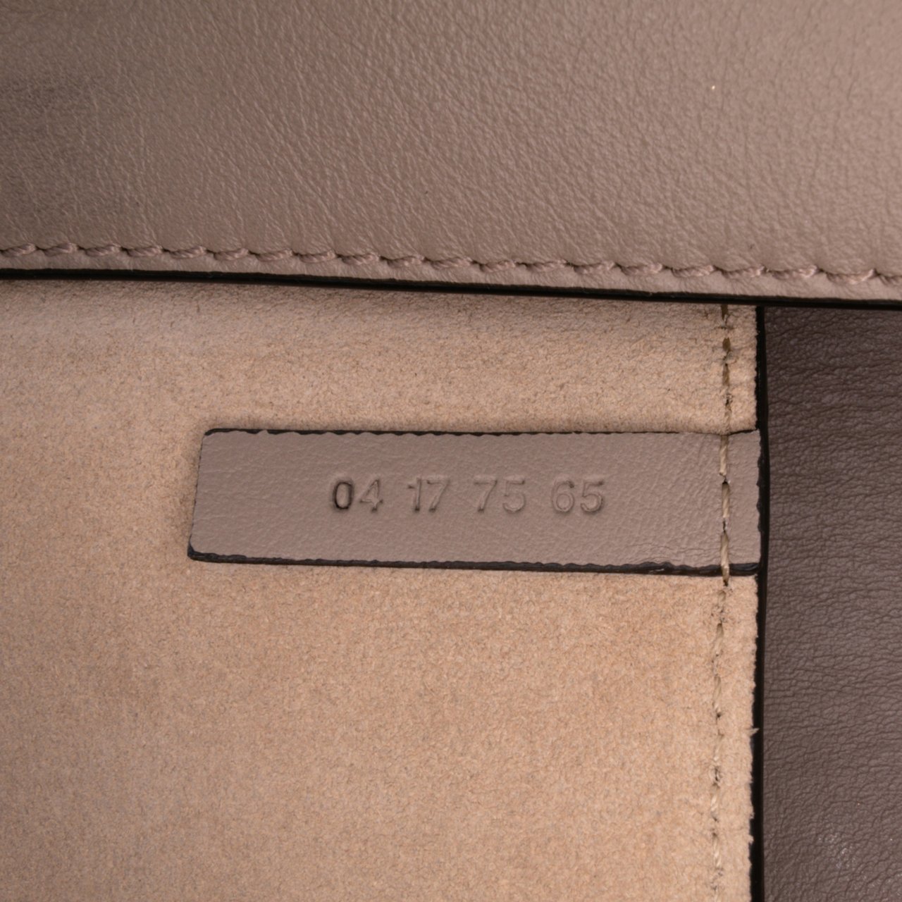 Chloé Mini Calfskin and Suede Faye Chain Crossbody Bruin