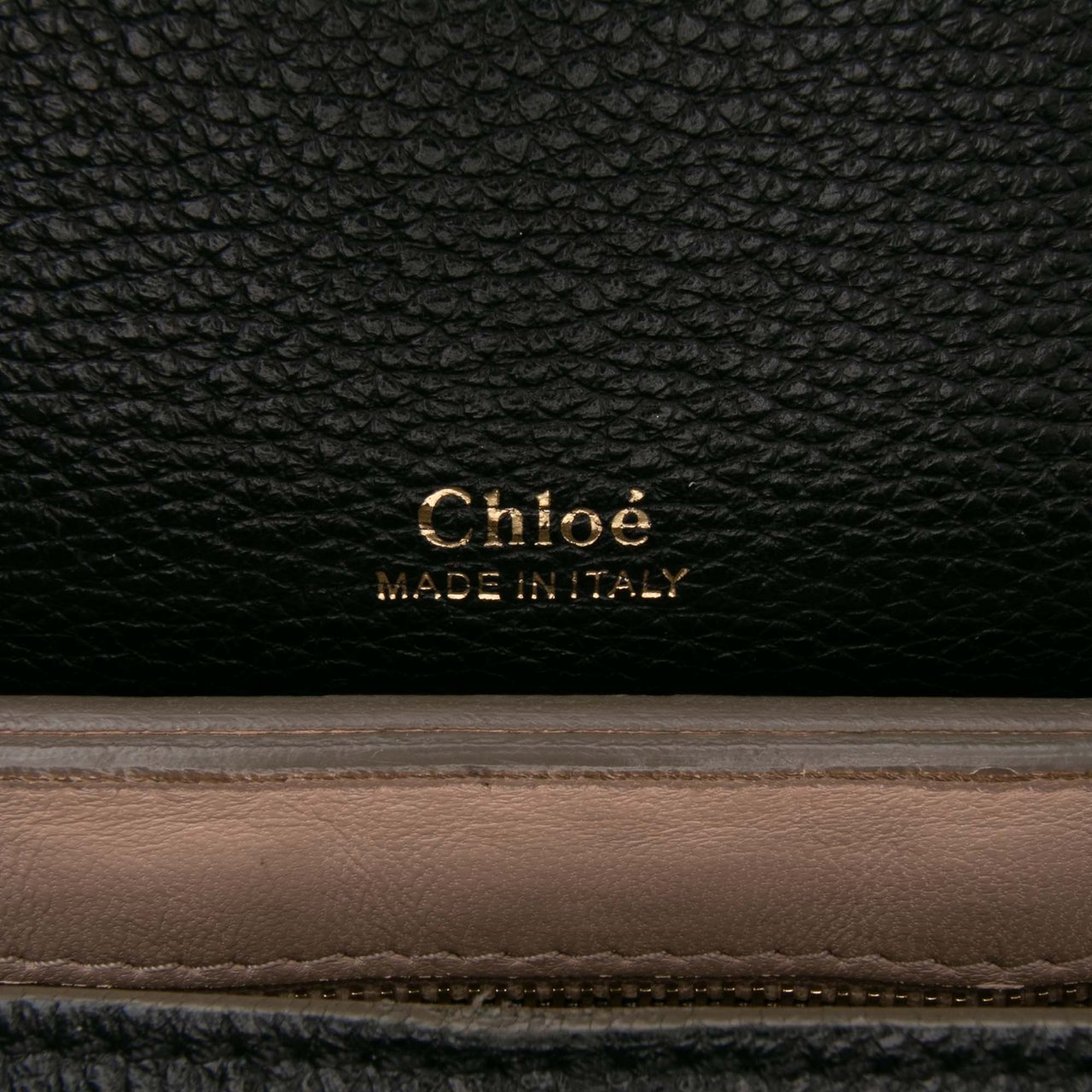 Chloé Medium Tricolor Leather Clare Shoulder Bag Bruin