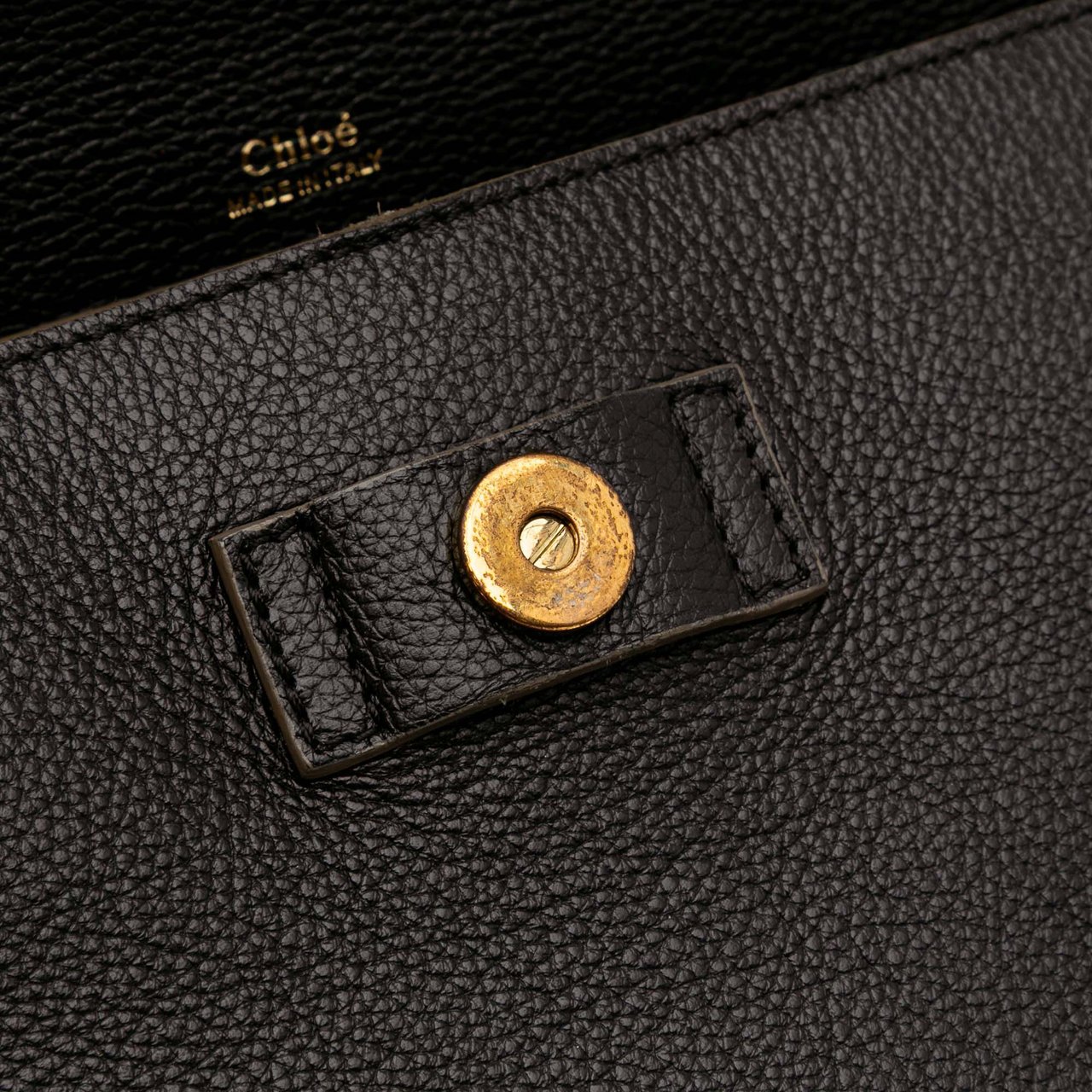 Chloé Medium Tricolor Leather Clare Shoulder Bag Bruin