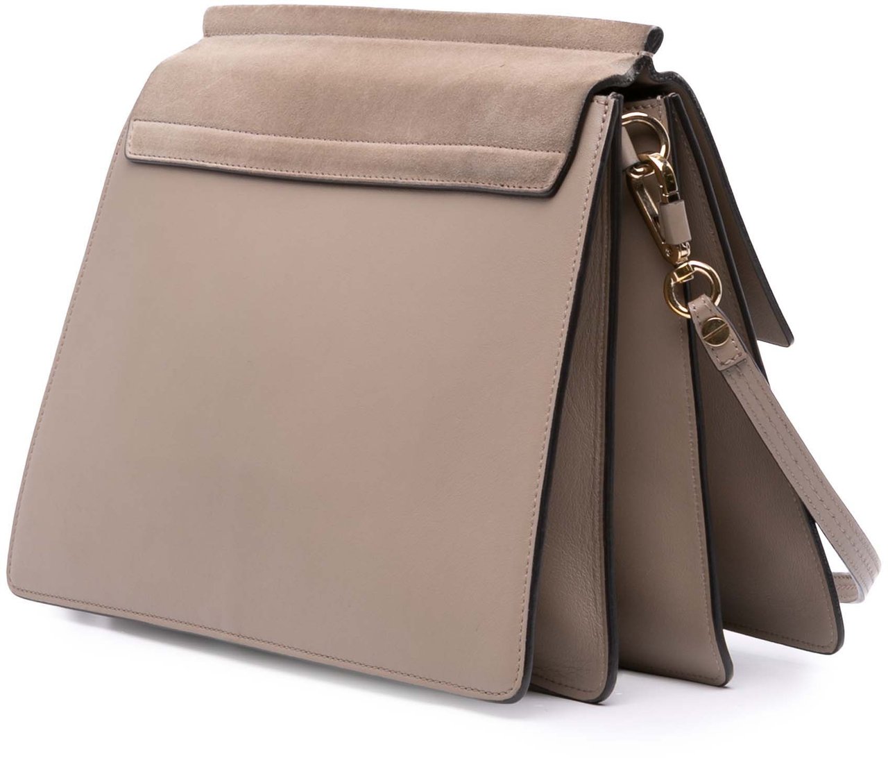 Chloé Medium Leather Faye Shoulder Bag Bruin