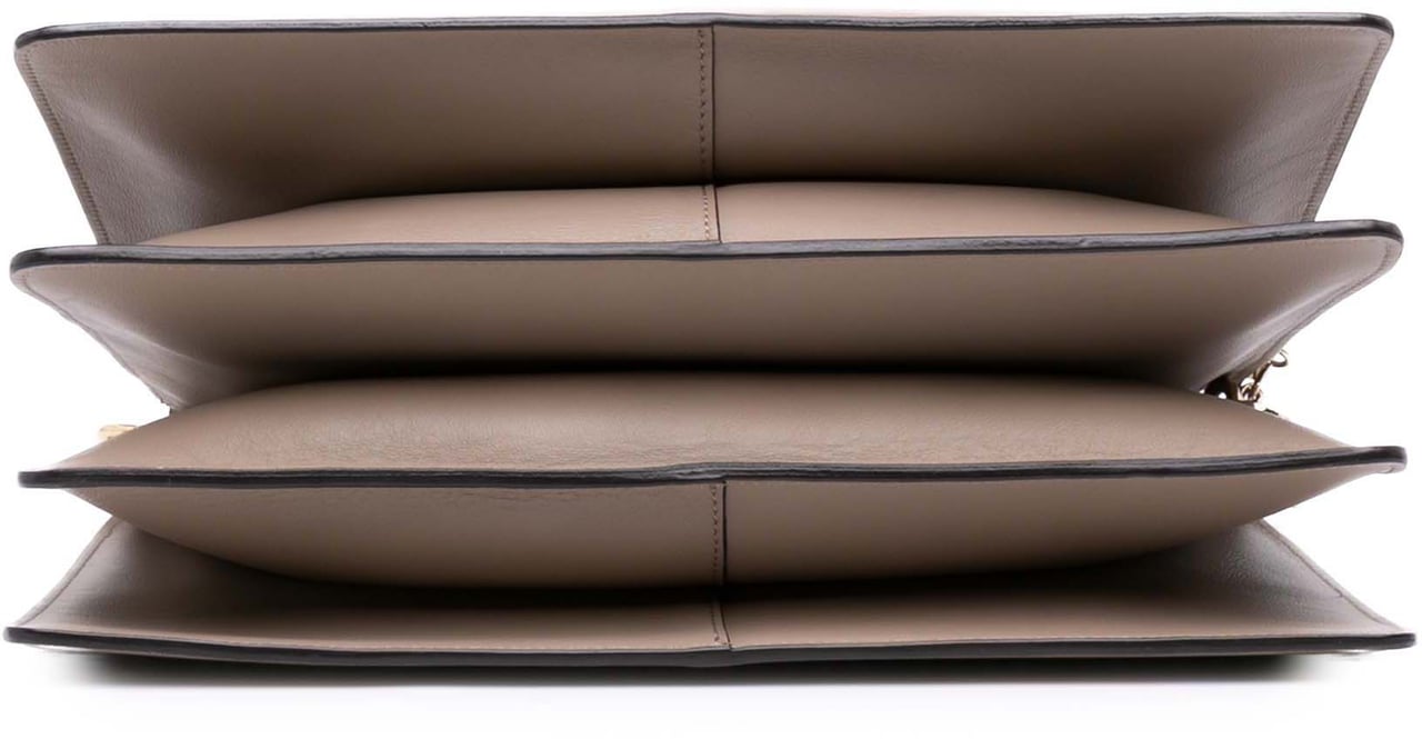 Chloé Medium Leather Faye Shoulder Bag Bruin