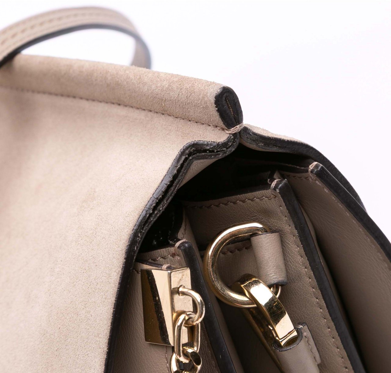 Chloé Medium Leather Faye Shoulder Bag Bruin