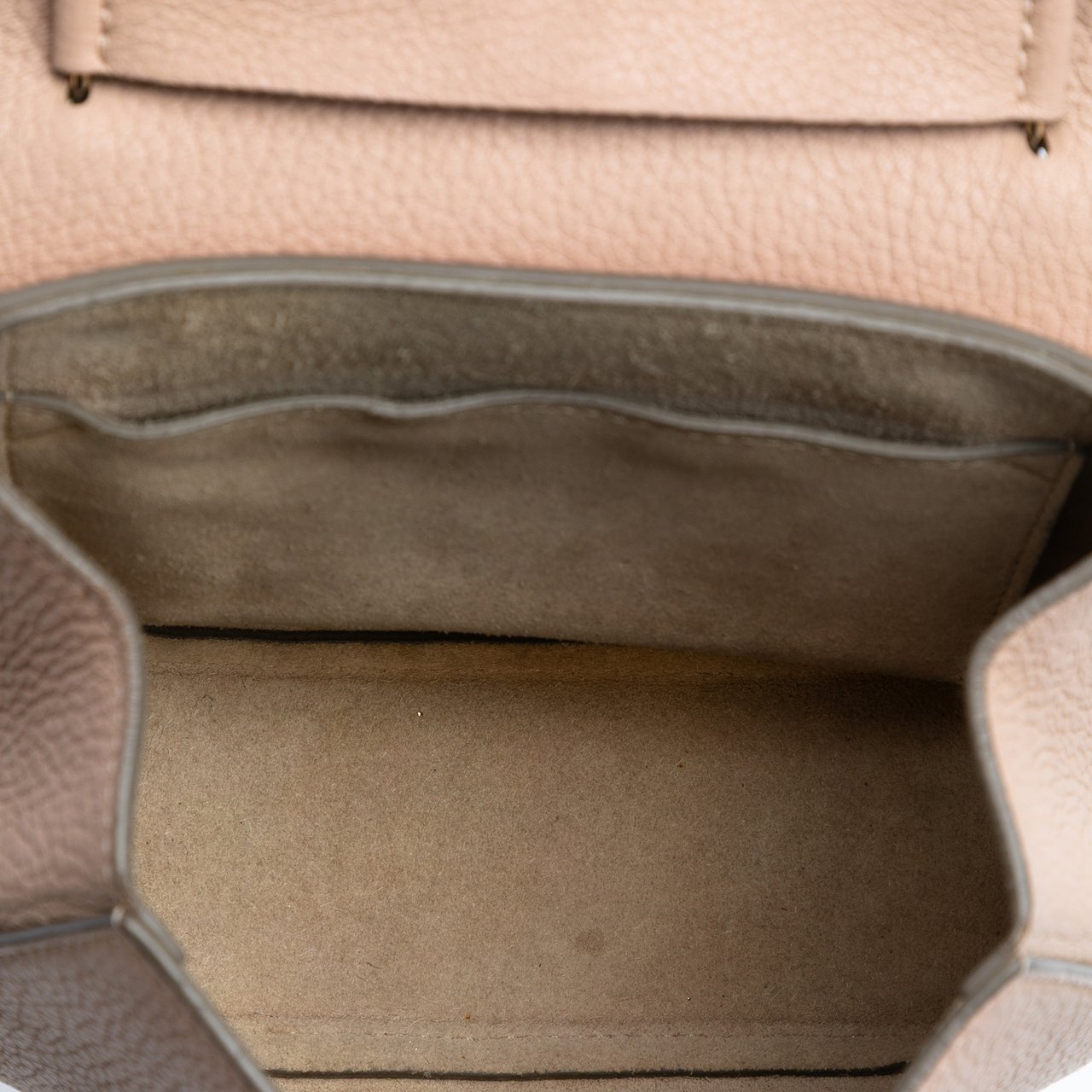 Chloé Mini Grained Lambskin Drew Crossbody Bruin