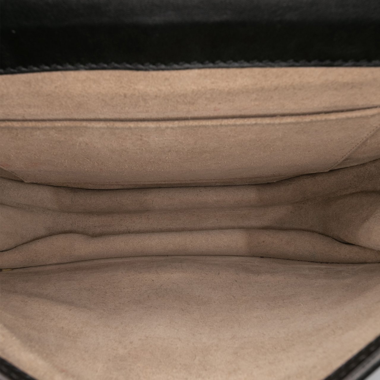 Chloé Medium Leather Nile Bracelet Satchel Zwart