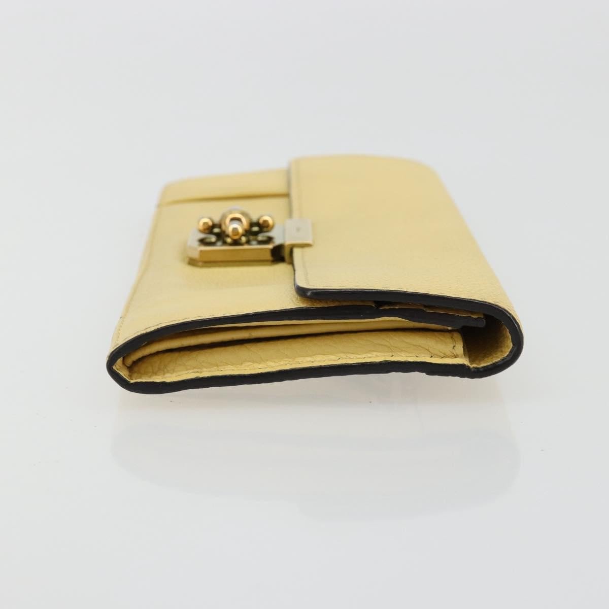 Chloé Chloe Marcie Continental Leather Geel