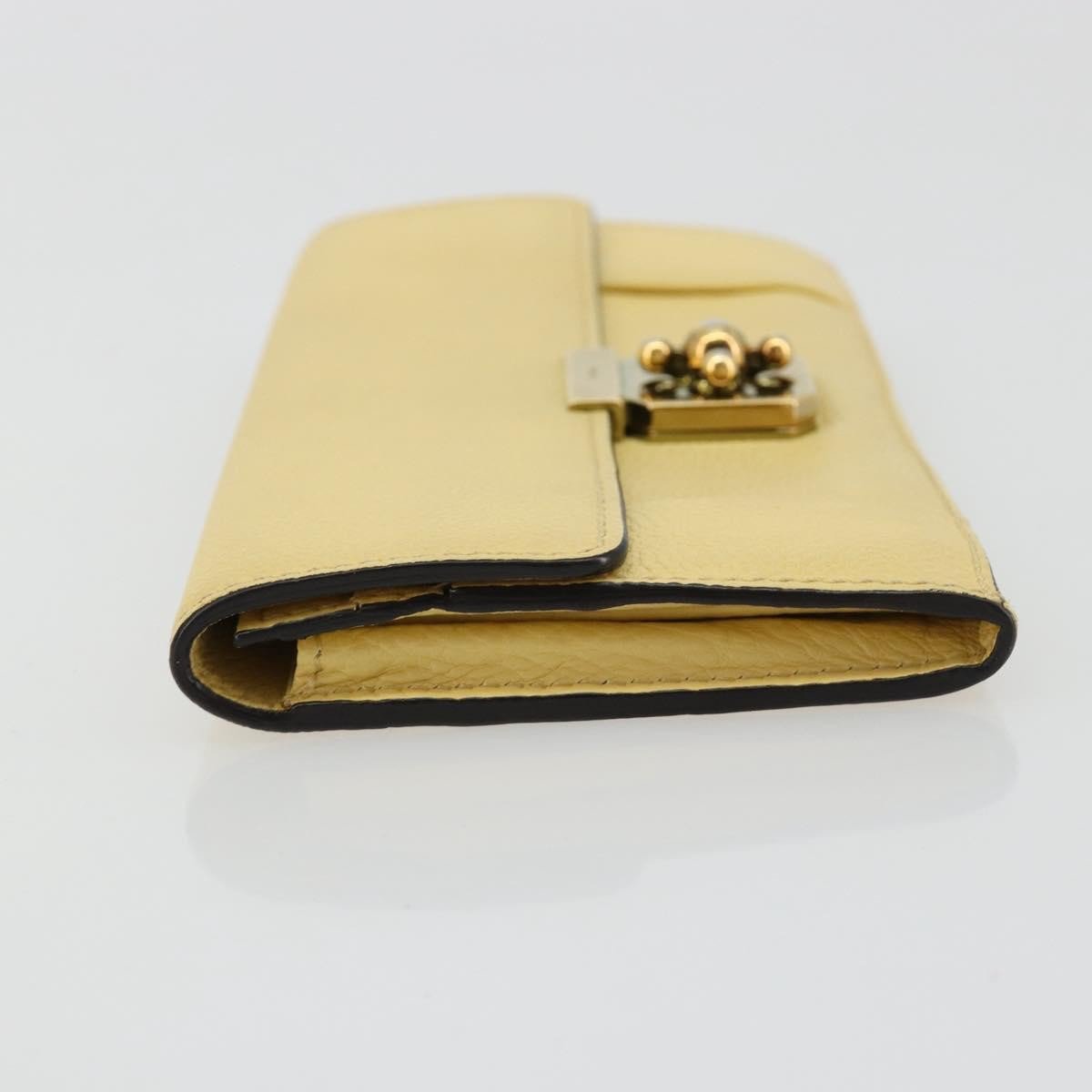 Chloé Chloe Marcie Continental Leather Geel