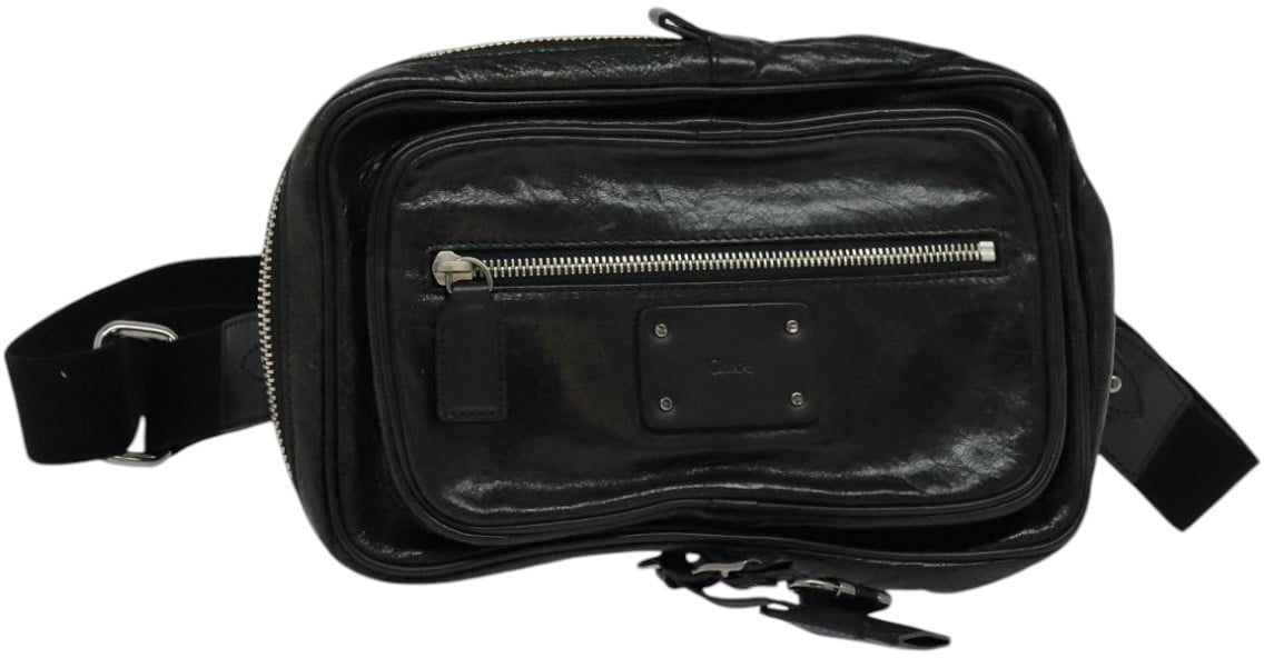 Chloé Chloe Paddington Body Leather Zwart