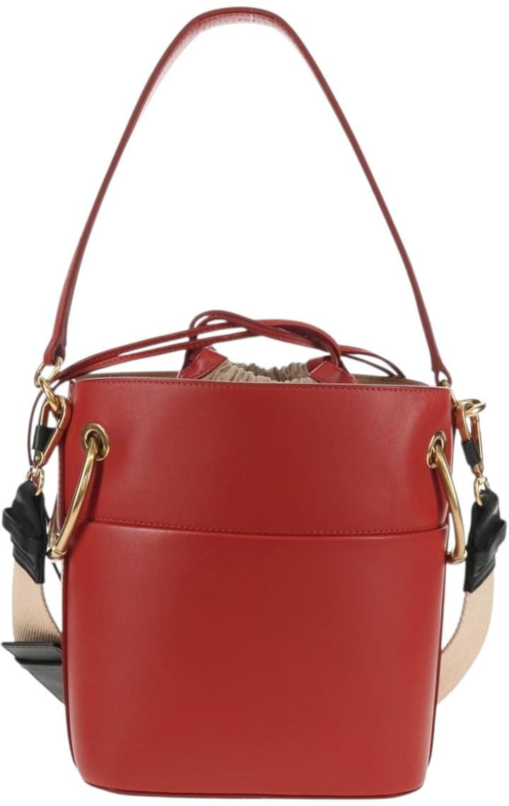 Chloé Chloe Roy Bucket Bag Leather Small Rood