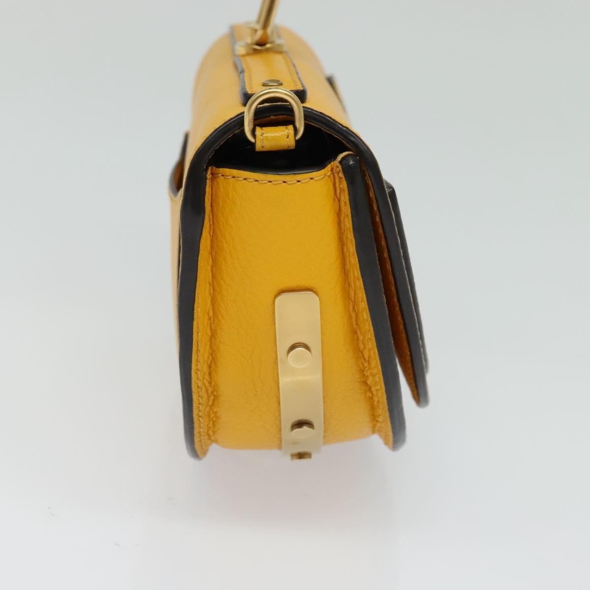 Chloé Chloe Nile Crossbody Bag Leather Mini Geel