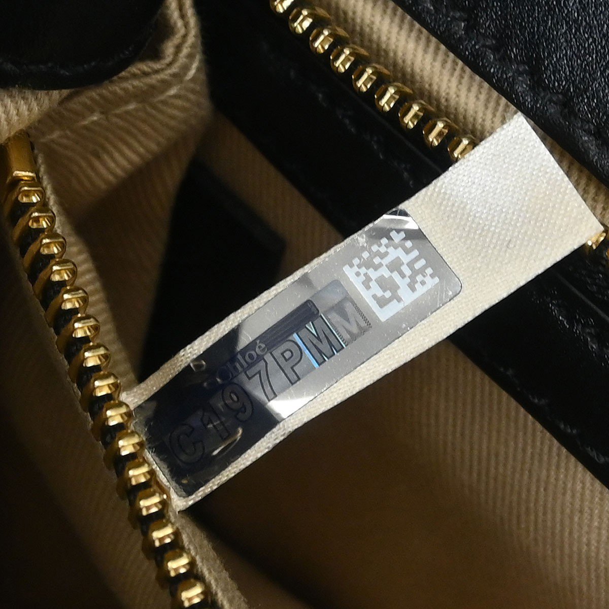 Chloé Chloe C Double Carry Bag Leather Small Zwart