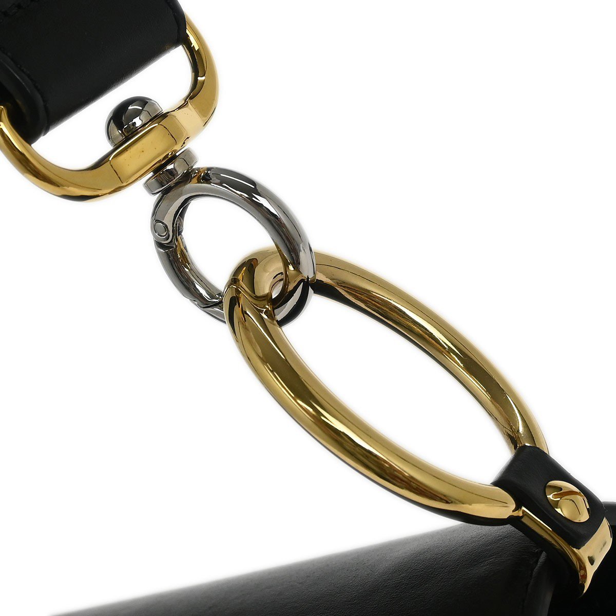 Chloé Chloe C Double Carry Bag Leather Small Zwart