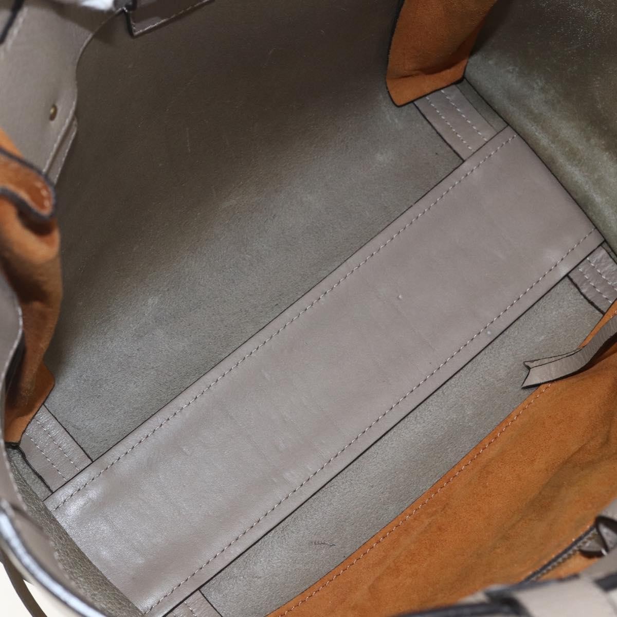 Chloé Chloe Milo Shopping Tote Leather Medium Beige