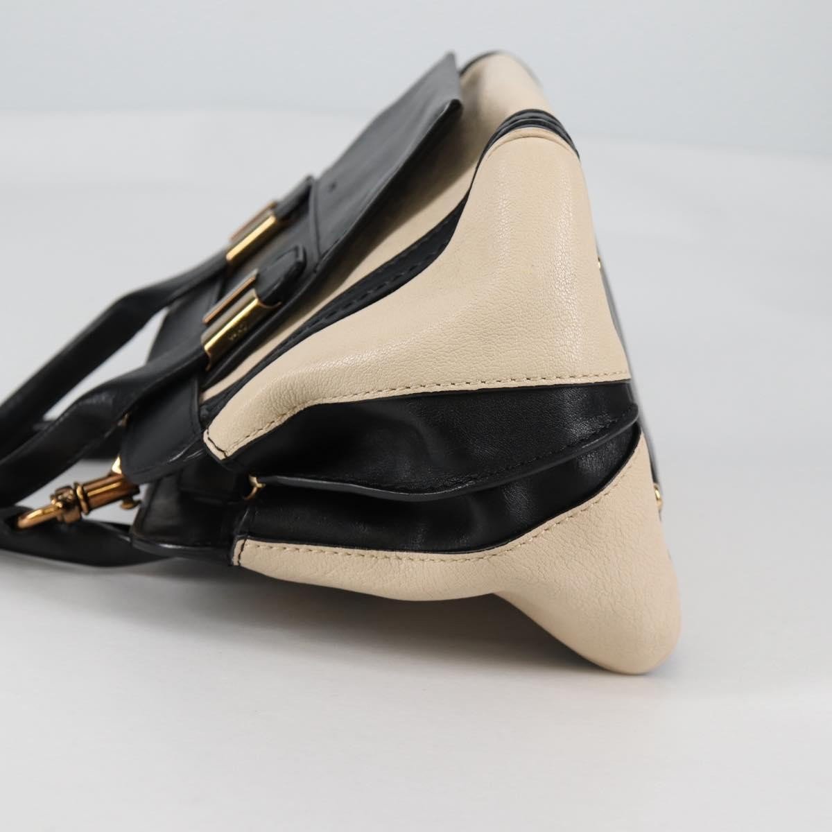 Chloé Chloe Alice Satchel Leather Large Wit