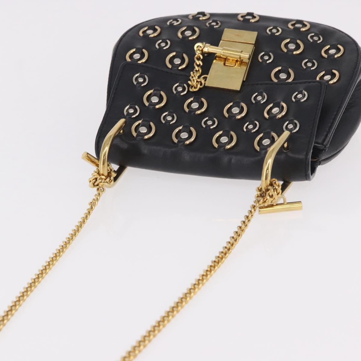 Chloé Chloe Drew Leather Mini Zwart