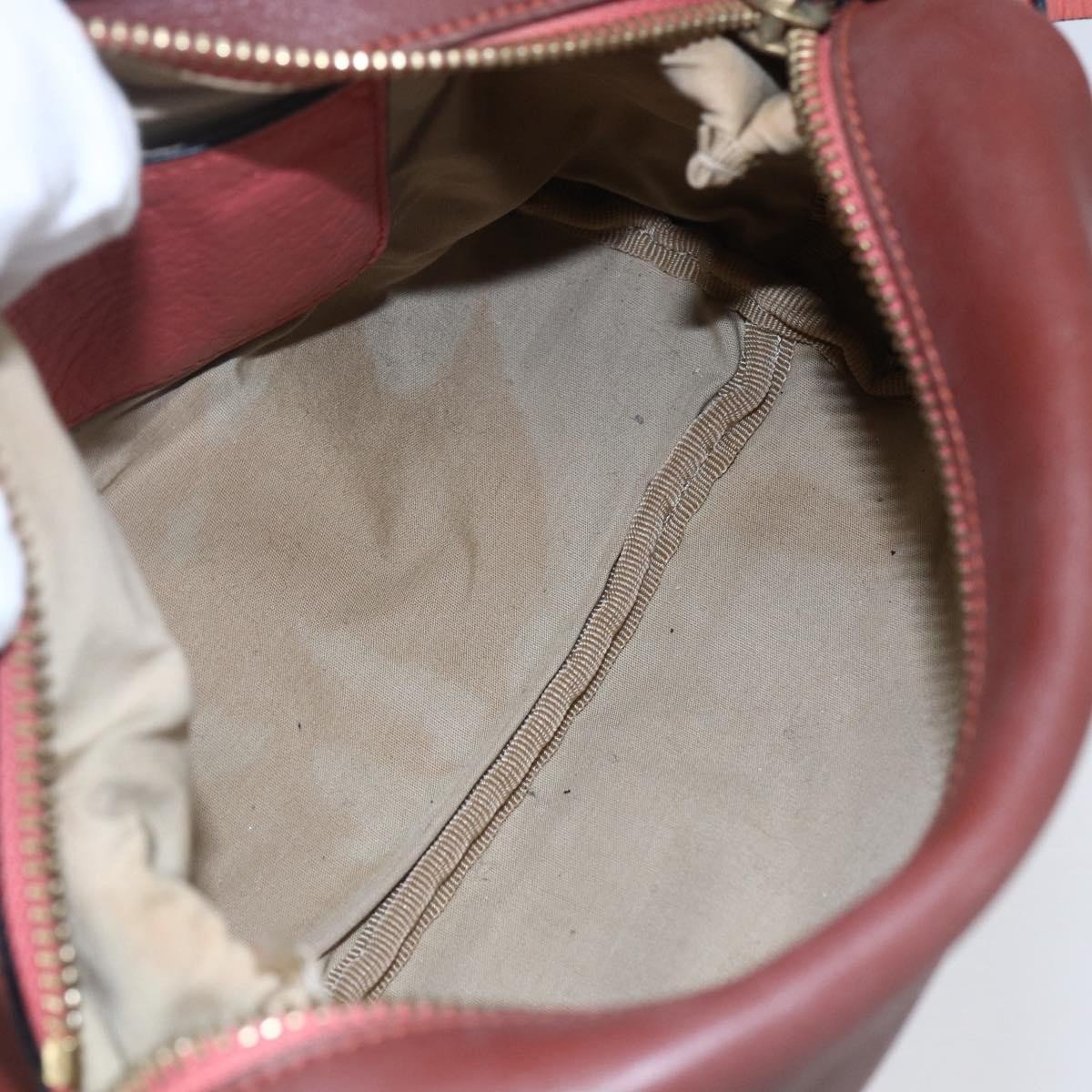 Chloé Chloe Zip Clutch Leather Small Bruin